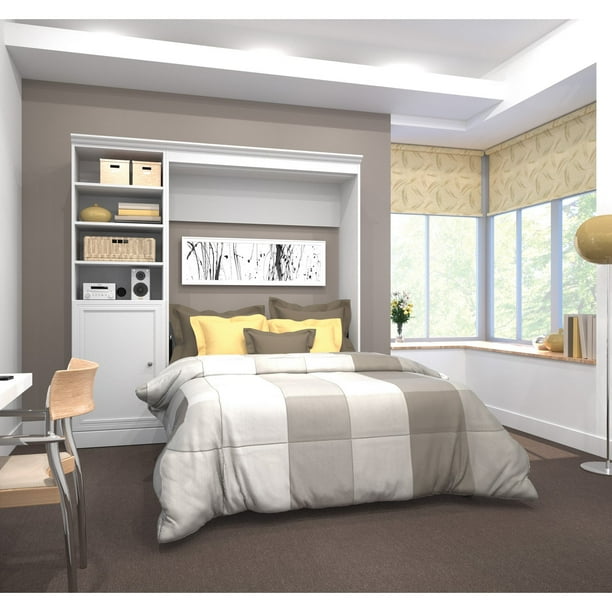 Versatile By Bestar 84 Full Wall Bed Kit Featuring Storage With Door In White Com - Bestar Evolution Queen Wall Bed Instructions Versatile By Bestar 84 Full Wall Bed Kit Featuring Storage With Door In White Com - Bestar Evolution Queen Wall Bed Instructions