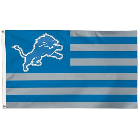 - Detroit Lions WinCraft 3' x 5' Americana Stars & Stripes Deluxe Flag - No Size