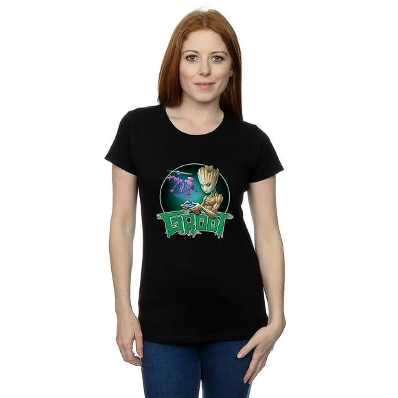 Marvel Women's And Men's Guardians Of The Galaxy Groot Gaming Ring Short Sleeves T-shirt Unisex F2762