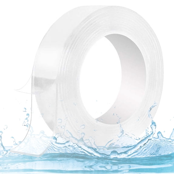 PBRO Nano Tape,Double Sided Tape Heavy Duty - Multipurpose Wall Nano Tape - Traceless Removable Washable Nano Gel Grip Tape,Fix Carpet Mats/Home/Kitchen/Office/Car Decor - 3.28 FT (1M) x 1.97 Inch.