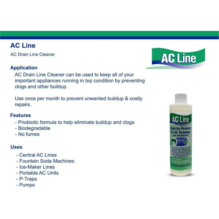 Nexstar AC Drain Line Cleaner, Probiotic Formula, Removes Buildup
