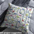 thumbnail image 2 of Castle Fairy Colorful Car Fabric by the Yard 1 Yard for Child,Transportation Theme Home Decor Fabric by the Yard,Cartoon Car Room Decor Fabric by the Yard,Microfiber Bedroom Decor, 2 of 6