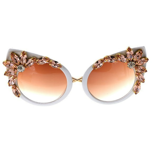 Womens Vintage Clip-on Sunglasses UV400 Eye Protection Resin Lens Plastic Frame Anti-Glare Fashion Accessories