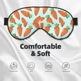 thumbnail image 3 of Xecao Cartoon Carrot for Soft Fluffy Sleeping Blindfold, Nap eye cover tailored for the utmost comfort for girls, women, kids, and adults., 3 of 7