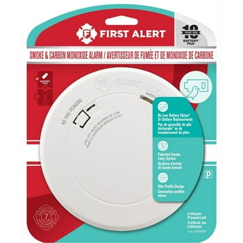 First Alert BRK PRC710A Smoke and Carbon Monoxide Alarm with Built-In 10-Year Battery