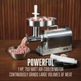 thumbnail image 2 of Weston Pro Series Electric Meat Grinder, Commercial Grade, 750 Watts, 1 HP, 9lbs. Per Minute, Stainless Steel, 2 of 8