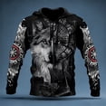 thumbnail image 2 of Men's Hooded Sweatshirt Casual Outdoor Pullover with Front Pouch Pocket and Adjustable Drawstring for Everyday Wear, 2 of 3