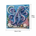 thumbnail image 4 of Ocean Theme Pearl Diamond Painting, Complete Bead Mosaic Set with Coastal Patterns and High-Gloss Pearl-Style Faceted Pieces for Art Creation (Octopus), 4 of 8