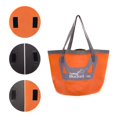 thumbnail image 3 of Unique Bargains 20L Collapsible Bucket, Portable Folding Water Storage Container, Orange, 3 of 7