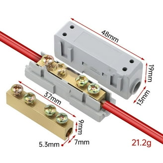 2 Port Insulated Wire Connectors Black Splice