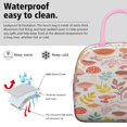 thumbnail image 3 of Lunch Bag Women Insulated Lunch Box Portable Large Cooler Tote for Healthy Eating Enthusiasts with Side Pockets for Work Office Picnic Mushroom, 3 of 7