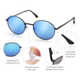 thumbnail image 5 of LotFancy 2 Round Sunglasses for Unisex Child Kids Girl Boys, Blue Lens, 5 of 7