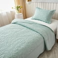thumbnail image 3 of MarCielo 2-Piece Cotton Twin Size Bedspread Set Coverlet Set, 3 of 6