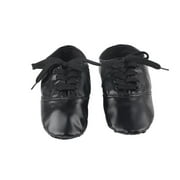 KAUU High Quality PU Jazz Dance Shoes Dancewear for Child Adult Black(37)