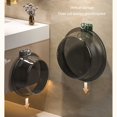 thumbnail image 2 of Injueey Gancho autoadhesivo para lavabo, estante para lavabo de baño, sin perforaciones, para ahorrar espacio, toallero, colgador, 2 hebillas Type2 NO2, 2 of 6