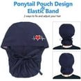 thumbnail image 4 of Herrnalise Scrub Cap With Buttons Bouffant print Hat With Sweatband for Womens and Mens, 4 of 4