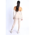 thumbnail image 4 of Overlock Detailed Cross Halter Keyhole Neck Off Shoulder Set, 4 of 5