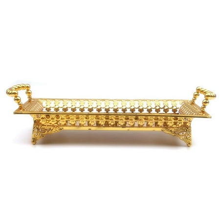 

European Delicate Fruit Plate Luxury Gold Tray Fruit Plate Home Cake Tray