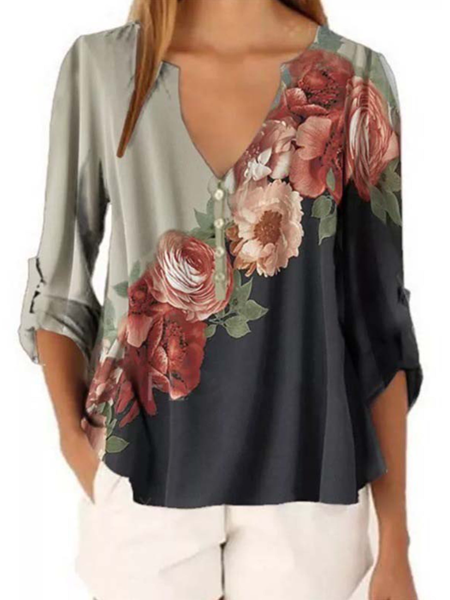 chiffon shirt plus size