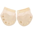 thumbnail image 1 of 1 par de calcetines cortos de cinco agujeros con almohadilla protectora para el antepié, ideales para ballet y danza del vientre. Talla S., 1 of 8