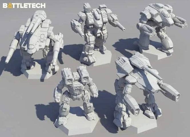 Details about   Oversized Extra Large Battletech figures 