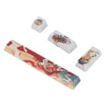 thumbnail image 4 of 4 Pcs Touches Personnalisées DIY Fondue Chinoise Motif Panda Remplacement Personnalisé pour Claviers Mécaniques Universels, 4 of 14