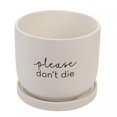 thumbnail image 2 of Country Living Please Don't Die Ceramic Plant Pot, 2 of 2