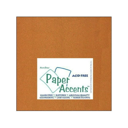 UPC: 0740512129461 | Paper Accents Cardstock 12 x 12 Pearlized 105lb Copper 25pc