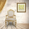 thumbnail image 3 of Unknown 15x16 Gold Ornate Wood Framed with Double Matting Museum Art Print Titled - Plan of Fort William Henry at Lake George 1750, 3 of 4