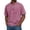 Pink, variant on GrmtClth Distressed Henley Shirts for Men Vintage Short Sleeve V Neck T-Shirts Casual Button Down Acid Washed Tee Shirts Heavyweight Pullover Beige XL