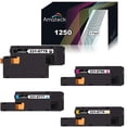 thumbnail image 1 of Amateck Compatible Toner Cartridge Replacement for Dell 331 0777 0778 0779 0780 4 Pack for 1250c, 1350cnw, 1355cn, 1355cnw, 1 of 4