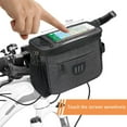 thumbnail image 3 of Bolsa para manillar de bicicleta de 6 l, bolsa delantera impermeable para bicicleta, bolsa para cesta de bicicleta de gran capacidad, bolsas para manillar con soporte para teléfono, bolsa de almacenamiento para bicicleta de carretera, bicicleta eléctrica esquí esquí Gafas de esquí, 3 of 5