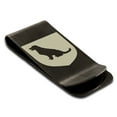 thumbnail image 1 of Stainless Steel Dog Loyalty Coat of Arms Shield Engraved Money Clip Credit Card Holder, 1 of 1