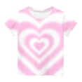 thumbnail image 4 of Staki Girls Shirts Short Sleeve Shirt for Girls Soft Cotton Tees Kids Tshirts Clothes Summer Tops T-Shirt Teen Girl Shirts 1-13Y,1-2 Years, 4 of 5