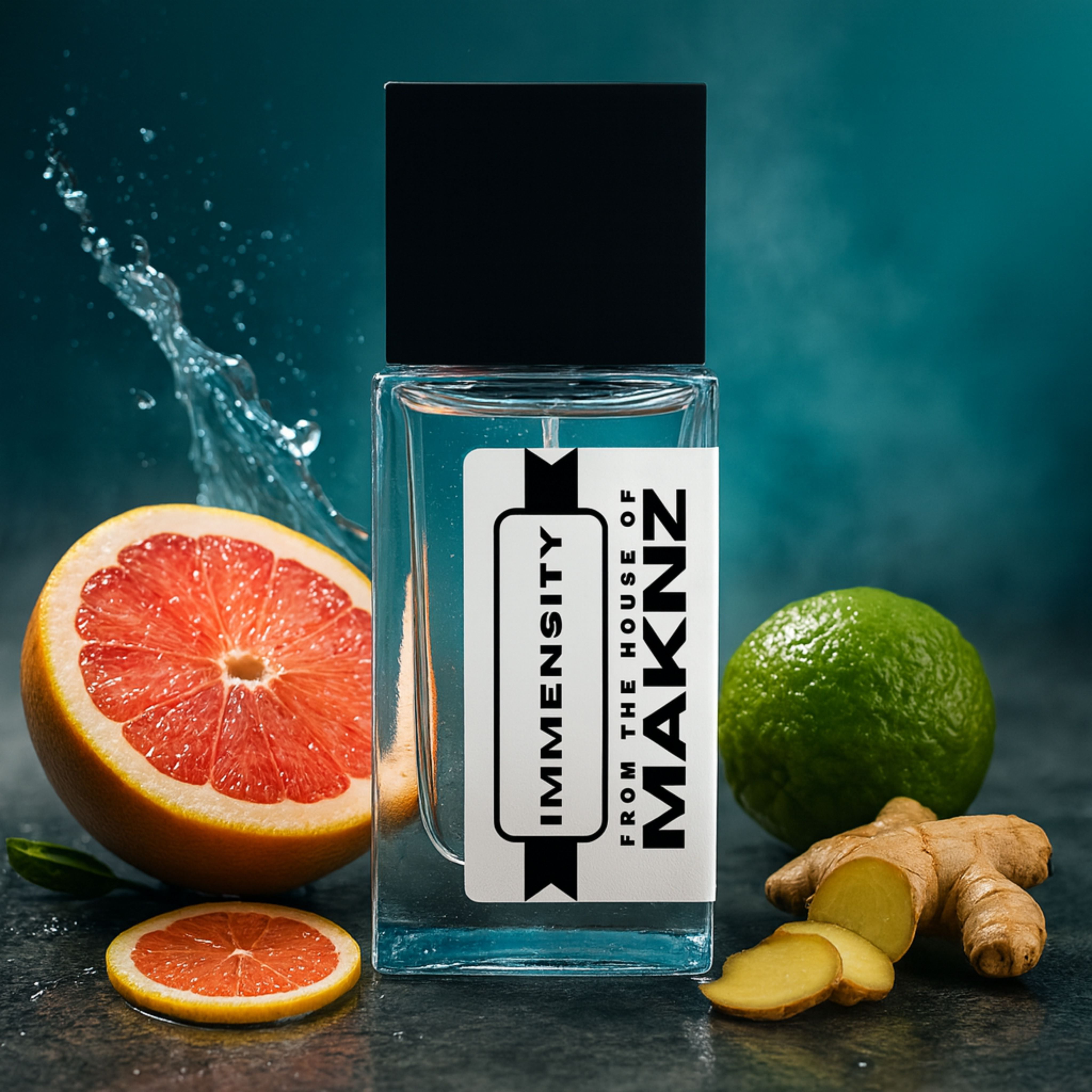 MAKNZ Immensity Eau de Parfum, Inspired by Louis Vuitton's L’Immensité, Cologne for Men, 1.7 oz / 50ml – Fresh Spicy, Citrus, Aromatic