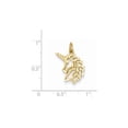 thumbnail image 2 of Gem & Harmony 14K Yellow Gold Unicorn Head Pendant Necklace with Chain for Women, 2 of 4