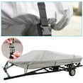 thumbnail image 3 of Unique Bargains 300D Polyester PU Boat Cover 14' 16' 18' 19' 20' Waterproof For V-Hull Grey Fit for Length:16-18ft,Beam Width: 94", 3 of 8