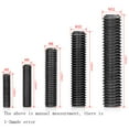 thumbnail image 4 of (100 Pieces) Black Carbon Steel Concave End Headless Machine Tight Screws for Machining Fixtures M5x14mm., 4 of 5