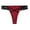 Red, variant on BYHONG Thong Pure Desire Lace Sexy Women's Underwear Color Contrast Fashion Design T Shirt Women's Panties Black M