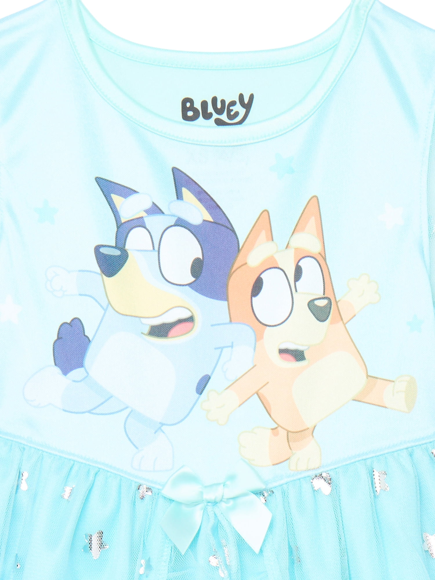 Bluey Girls Fantasy Dress Gown, Sizes 4-12