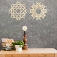 thumbnail image 3 of Mandala Wooden Wall Art Set of 2, Victorian Themed Mesh Royal Ornaments, Birch Wood Plywood Rustic Wall Art Accent for Hallway Bedroom Living Room and Offices, 11.4" X 11.4" X 0.1", by Ambesonne, 3 of 4