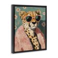 thumbnail image 2 of Stupell Industries Art Deco Glam Cheetah in Pink Fur Black Floating Frame Canvas Art, 17 x 21, by The Prints Vibe, 2 of 8
