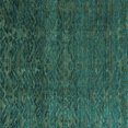 thumbnail image 1 of Ahgly Company Indoor Square Abstract Turquoise Blue Modern Area Rugs, 4' Square, 1 of 4