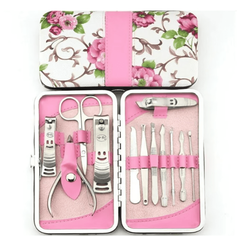 Nail Kit Manicure Kit Nail Clipper Set 12PCS Nail Care Kit Pedicure Set Stainless Steel Manicure Set Professional Travel Nail Kit Nail Clipper Kit Mens Grooming Kit Gift for Women Men