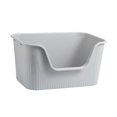 thumbnail image 3 of con lados altos para gatos de interior , GRIS, 3 of 8