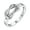 Silver, variant on Sterling Silver Love Shape Knot Ring for Women Promise Stackable Rings Bands Jewelry Gift for Mother