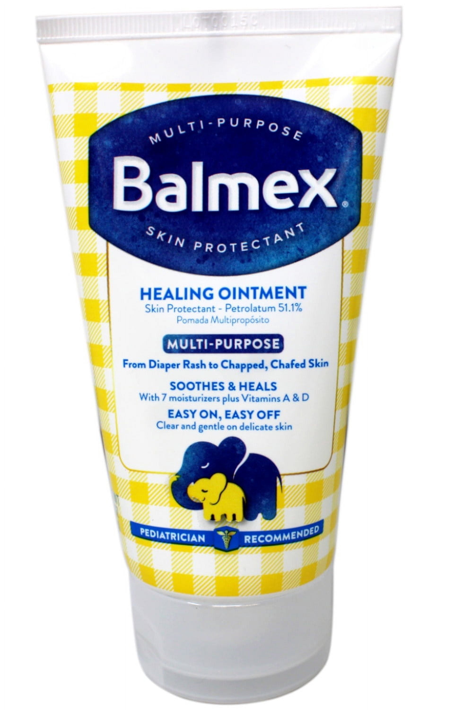 3 Pack - Balmex Multi-Purpose Healing Ointment, from Diaper Rash to Chapped, Chafed Skin, Soothes & Heals, 3.5 OZ