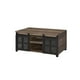 thumbnail image 1 of Mesa Casafoyer Nineel Wood con 2 puertas, roble rústico, color negro, 1 of 5