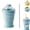 Blue, variant on 2-in-1 Collapsible Silicone Ice Ball Maker Cup, Reusable Portable Ice Sphere Mold with Straw & Lid, Easy Demolding, For Coffee, Juice, Camping Office Gym