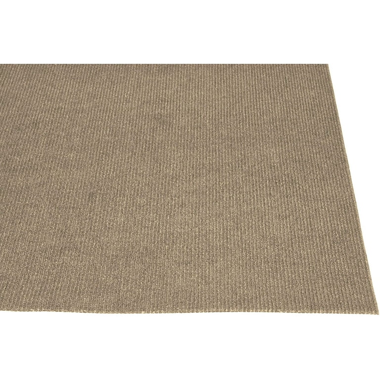 6X8 Taupe Rib Indoor/Outdoor Area Rug